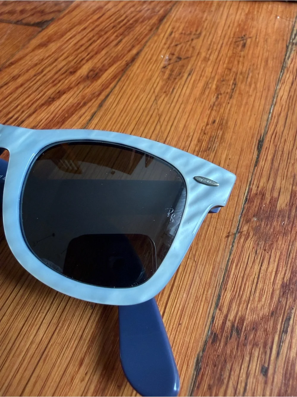 Ray-Ban Wayfarer RB2140 994/40 rare prints/ special series Madreperla Blue
